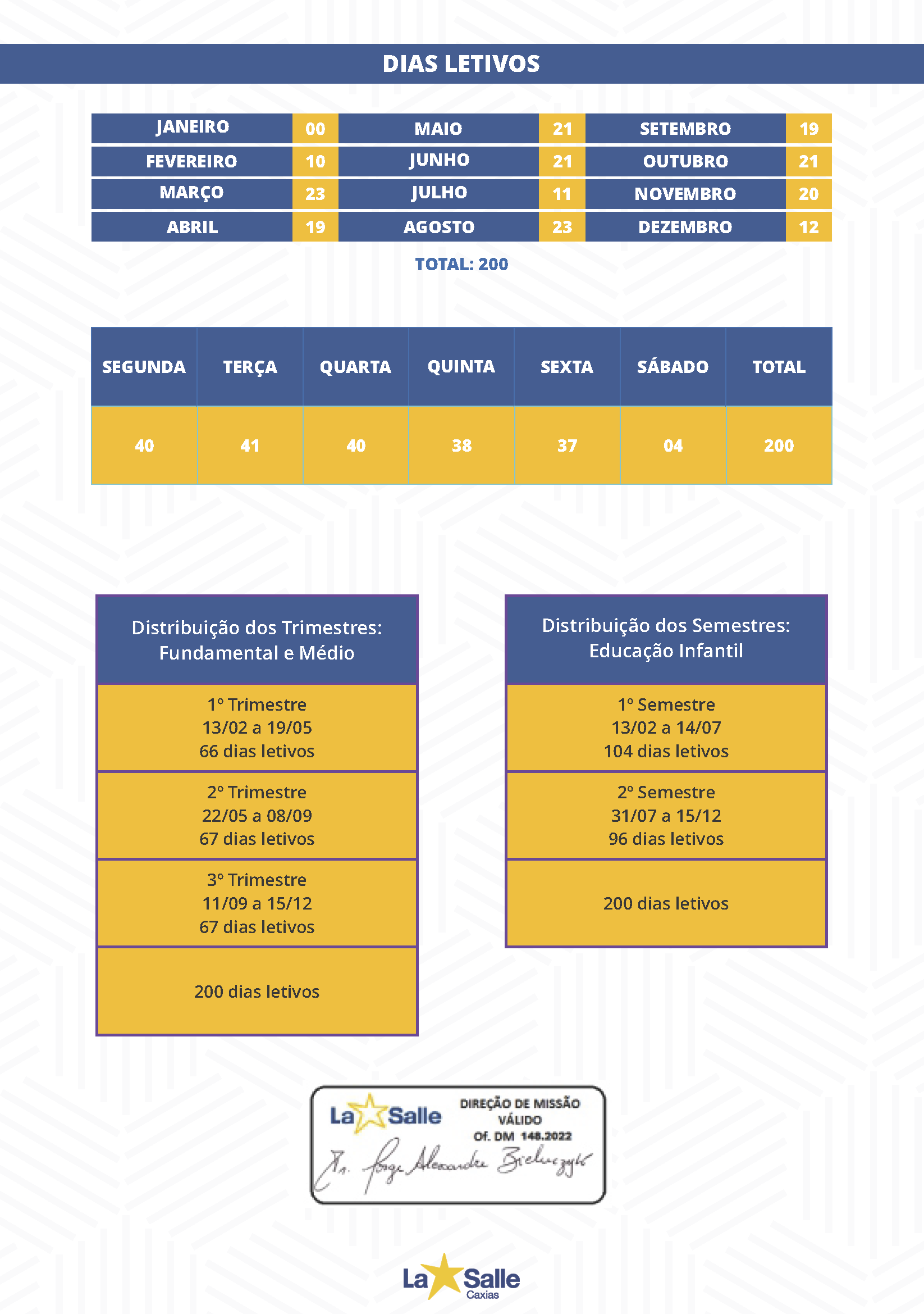 Colégio Carmo · Manual do Aluno 2023 com o calendário letivo e as normas da  escola