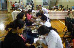 Ação no Centro de Assistência Social La Salle