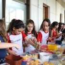 Espetinho de frutas do 4º ano