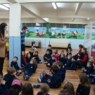 Alunos recebem visita de candidata à Soberana