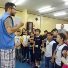 Alunos no projeto ciência viva em Araraquara