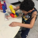 Show de cores na Oficina de Artes
