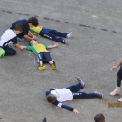 Alunos do 1º ano aprendem partes do corpo em Inglês
