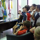 Alunos visitam a Câmara de Vereadores