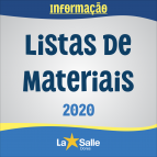 Disponíveis as Listas de Materiais para 2020