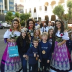 Soberanas da Festa da Uva visitam o La Salle Carmo