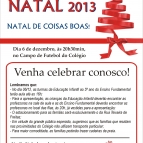 Celebração de Natal 2013- Natal de Coisas Boas!