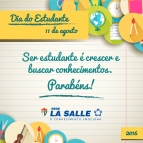 Feliz dia do estudante