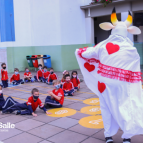 Alunos da Ed. Infantil recebem visita do Boi Bumbá!