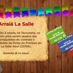 Venda antecipada de tickets pro Arraiá La Salle