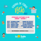 Programação Colônia de Férias - Semana 1