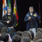 Paulão e Gustavo Endres no La Salle Carazinho