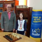 Medalha de ouro na categoria livre de xadrez