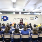 5° ano recebe visita de autora para um bate papo