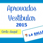 Alunos do LSSA aprovados no Vestibular 2015