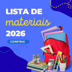 Listas de Materiais 2026 disponíveis