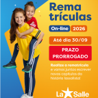 Prazo de Rematrículas para 2026 Prorrogado