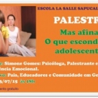 Palestra:Mas afinal? O que escondem os adolescentes?