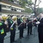 Banda Lassalista agita torcida durante Copa