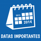 Datas importantes do fim de 2014 e início de 2015