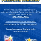 FERIADO - TIRADENTES