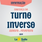 Informação sobre cobrança do Turno Inverso