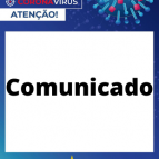 Comunicado - Funcionamento dos serviços e contatos