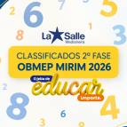 Estudantes avançam para a 2ª fase da OBMEP Mirim