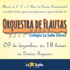 Vem aí a apresentação da Orquestra de Flautas