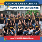 Parabéns aos novos universitários lassalistas!