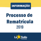 Início do processo de Rematrículas 2019 