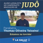 Aluno Lassalista no Campeonato Brasileiro de Judô