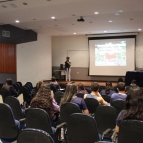 Palestra sobre Alimentação Saudável, no EM