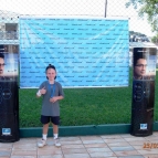 Estudantes participam de Campeonato de Tênis.