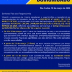 Comunicado - Orientação aos Pais (Coronavírus)