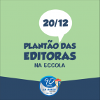 20/12: Plantão das Editoras no Colégio