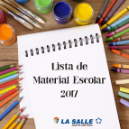 Lista de Material Escolar 2017