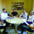 Ir. Jardelino visita o La Salle Carazinho