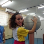 Alunos no projeto ciência viva em Araraquara