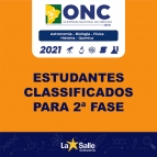 Colégio classifica estudantes para 2ª etapa para ONC