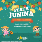 Festa Junina 2018 acontece dia 16/06, sábado