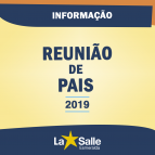 Cronograma das Reuniões de Pais 2019