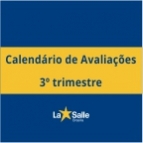 Calendário de Avaliações - 3º Trimestre