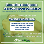 Plantão Apoio Psicológico Solidário