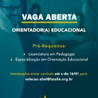 Vaga aberta para Orientador(a) Educacional 