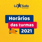 Horário das turmas 2021