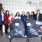 Entrega de doações arrecadadas na Gincana La Salle