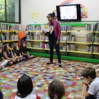 Alunos visitam a Lassalleoteca pela 1ª vez em 2017