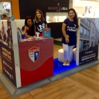 Stand da Rede La Salle RJ no Plaza Shopping