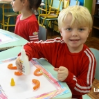 Jornada de aprendizagem com as letras de seus nomes